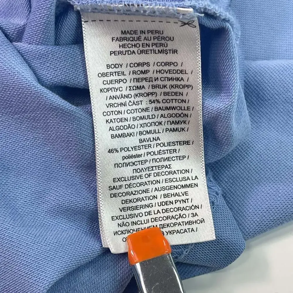 Ralph Lauren Performance Wicking Short Sleeve Polo Shirt Light Blue XXL